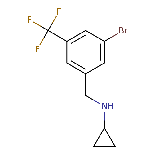 (3-Bromo-5-trifluoromethyl-benzyl)-cyclopropyl-amine