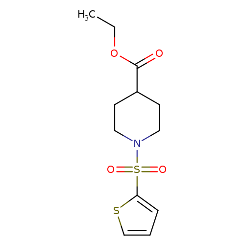 ethyl 1-(2-thienylsulfonyl)-4-piperidinecarboxylate