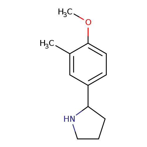 2-(4-methoxy-3-methylphenyl)pyrrolidine