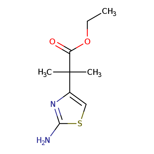 ethyl 2-(2-amino-1,3-thiazol-4-yl)-2-methylpropanoate