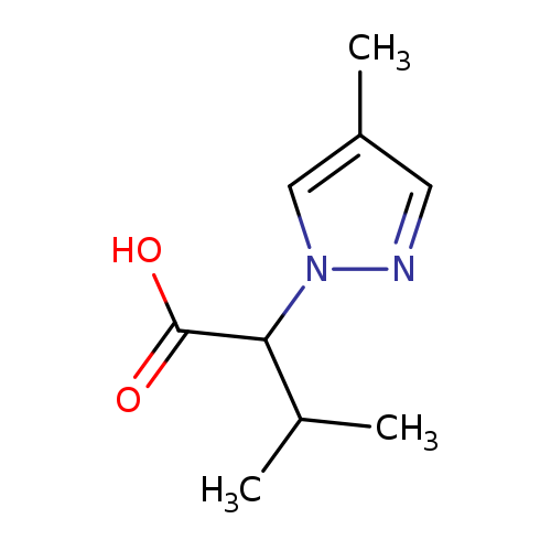 3-Methyl-2-(4-methyl-1H-pyrazol-1-yl)butanoic acid