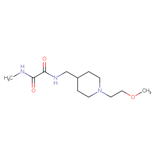 N'-{[1-(2-methoxyethyl)piperidin-4-yl]methyl}-N-methylethanediamide