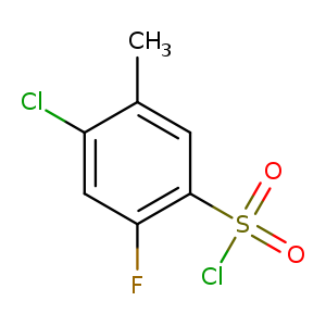 Benzenesulfonylchloride, 4-chloro-2-fluoro-5-methyl-