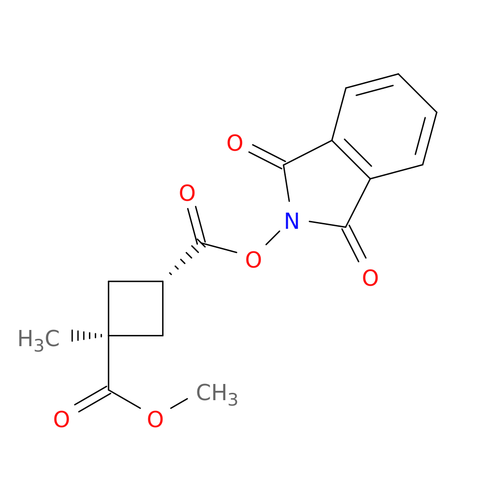 3-(1,3-dioxo-2,3-dihydro-1H-isoindol-2-yl) 1-methyl (1r,3s)-1-methylcyclobutane-1,3-dicarboxylate