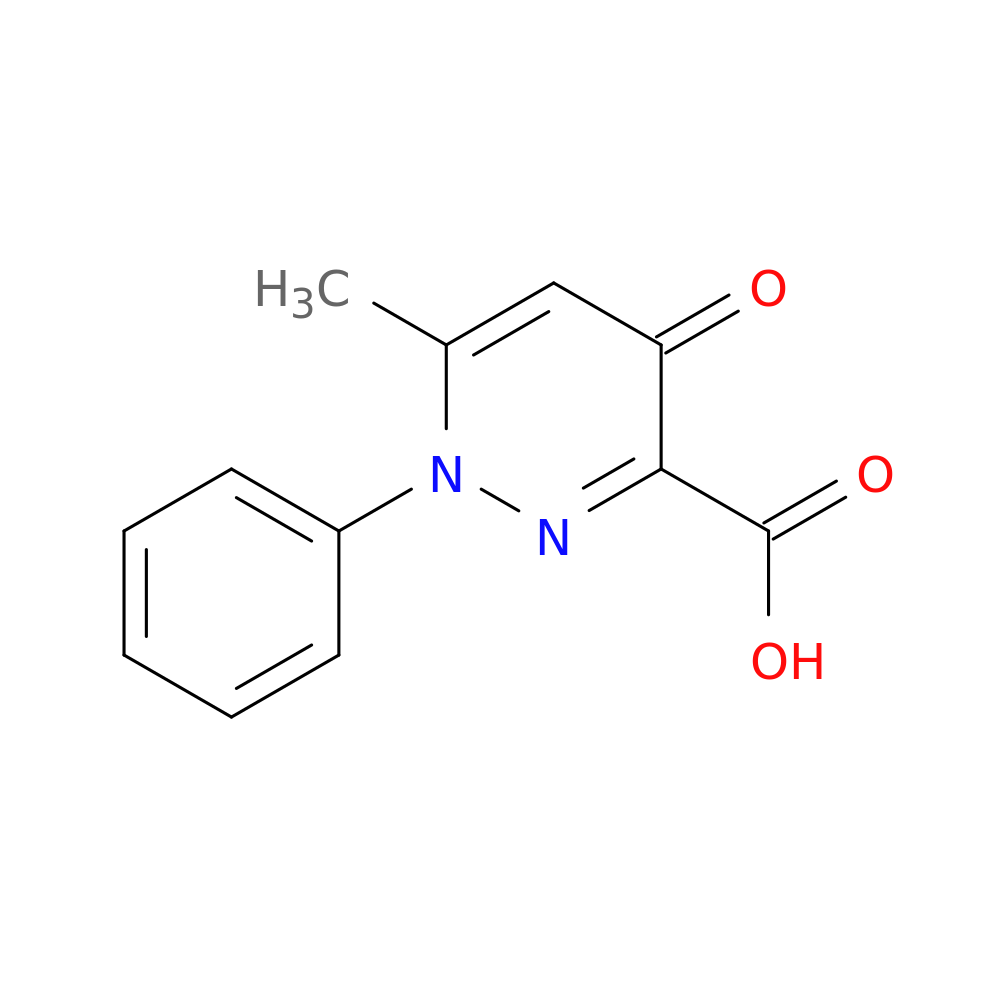 6-Methyl-4-oxo-1-phenyl-1,4-dihydropyridazine-3-carboxylic acid