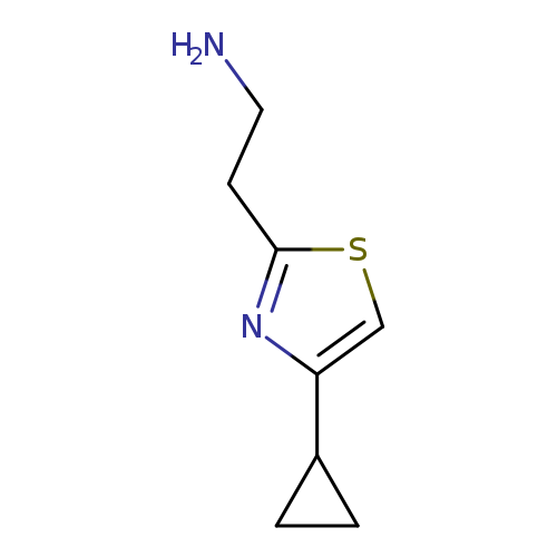 2-(4-cyclopropyl-1,3-thiazol-2-yl)ethan-1-amine