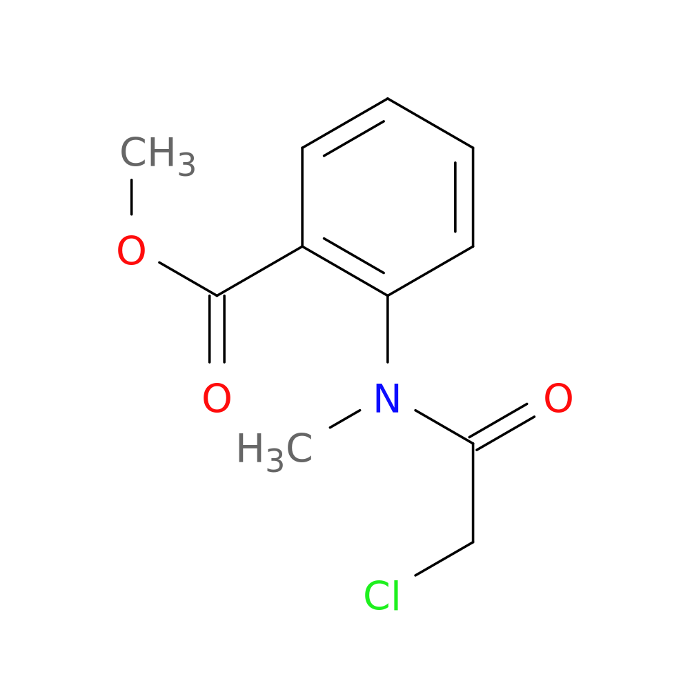 methyl 2-(2-chloro-N-methylacetamido)benzoate