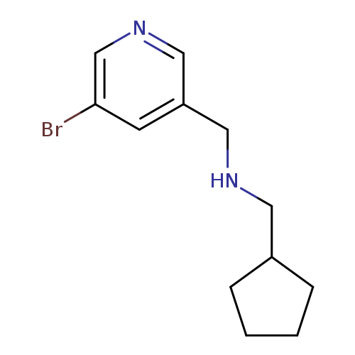 1-(5-Bromopyridin-3-yl)-N-(cyclopentylmethyl)methanamine