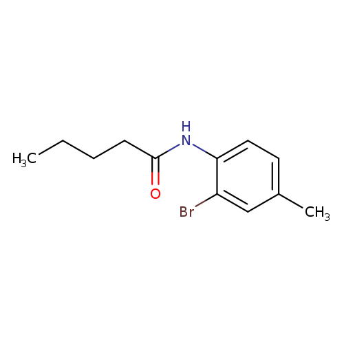 N-(2-bromo-4-methylphenyl)pentanamide