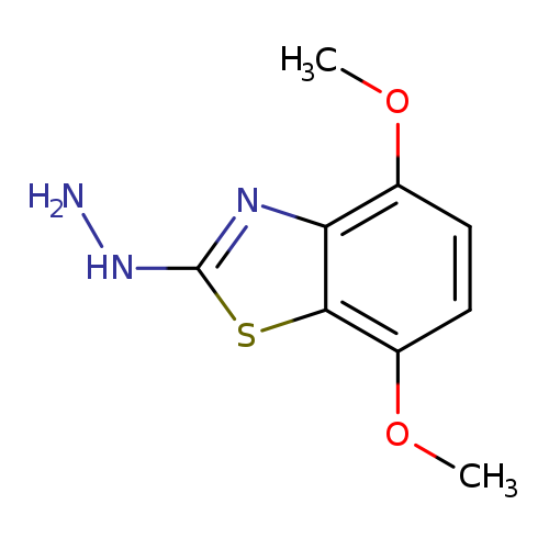 2-Hydrazino-4,7-dimethoxy-1,3-benzothiazole