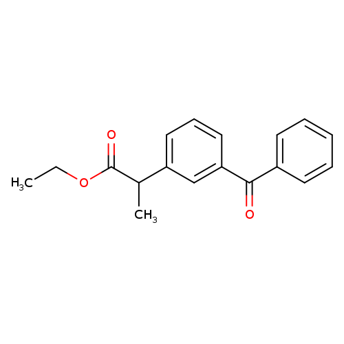 Benzeneacetic acid, 3-benzoyl-a-methyl-, ethyl ester