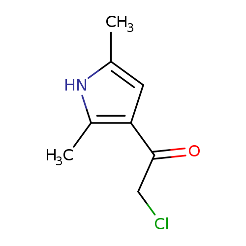 Ethanone, 2-chloro-1-(2,5-dimethyl-1H-pyrrol-3-yl)- (9CI)