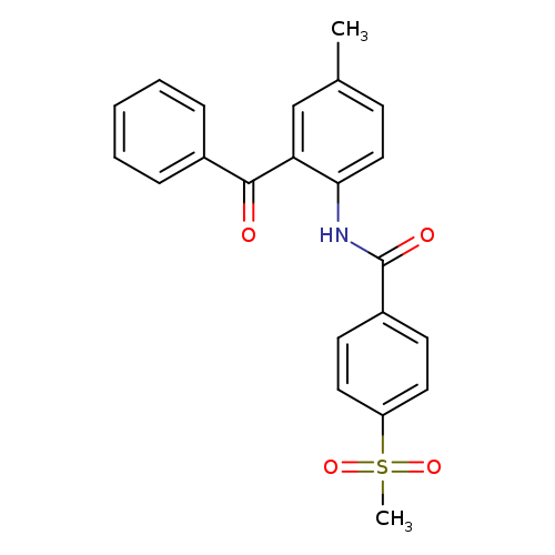 N-(2-benzoyl-4-methylphenyl)-4-methanesulfonylbenzamide