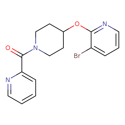 3-bromo-2-{[1-(pyridine-2-carbonyl)piperidin-4-yl]oxy}pyridine