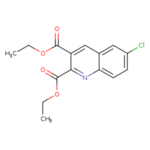 2,3-Quinolinedicarboxylic acid, 6-chloro-, diethyl ester