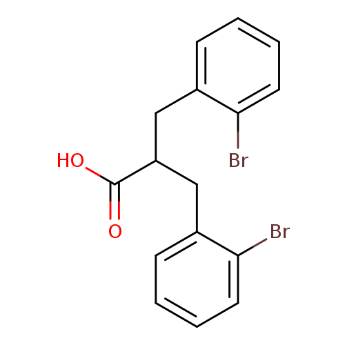 3-(2-bromophenyl)-2-[(2-bromophenyl)methyl]propanoic acid