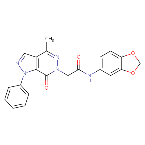 N-(2H-1,3-benzodioxol-5-yl)-2-{4-methyl-7-oxo-1-phenyl-1H,6H,7H-pyrazolo[3,4-d]pyridazin-6-yl}acetamide