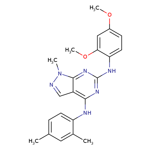 N6-(2,4-dimethoxyphenyl)-N4-(2,4-dimethylphenyl)-1-methyl-1H-pyrazolo[3,4-d]pyrimidine-4,6-diamine