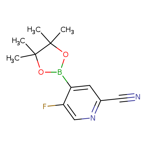 5-fluoro-4-(tetramethyl-1,3,2-dioxaborolan-2-yl)pyridine-2-carbonitrile