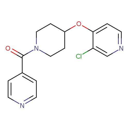 3-chloro-4-{[1-(pyridine-4-carbonyl)piperidin-4-yl]oxy}pyridine