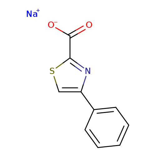 sodium 4-phenyl-1,3-thiazole-2-carboxylate