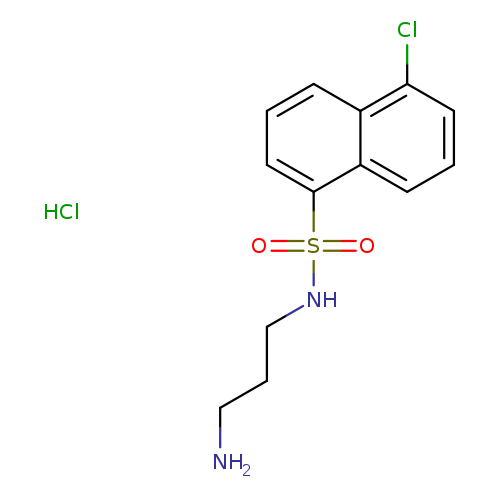 N-(3-AMINOPROPYL)-5-CHLORO-1-NAPHTHALENESULFONAMIDE, HYDROCHLORIDE