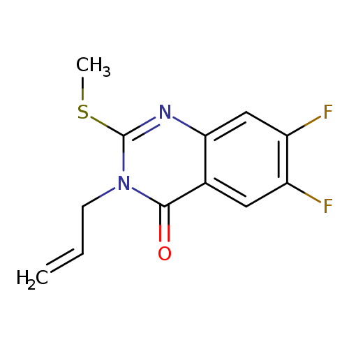 6,7-difluoro-2-(methylsulfanyl)-3-(prop-2-en-1-yl)-3,4-dihydroquinazolin-4-one