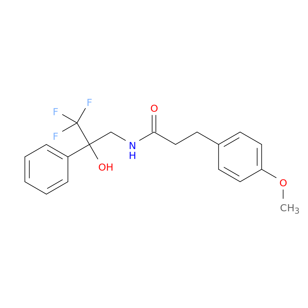 3-(4-methoxyphenyl)-N-(3,3,3-trifluoro-2-hydroxy-2-phenylpropyl)propanamide