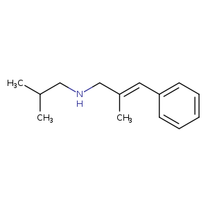 2-Propen-1-amine, 2-methyl-N-(2-methylpropyl)-3-phenyl-, (E)-