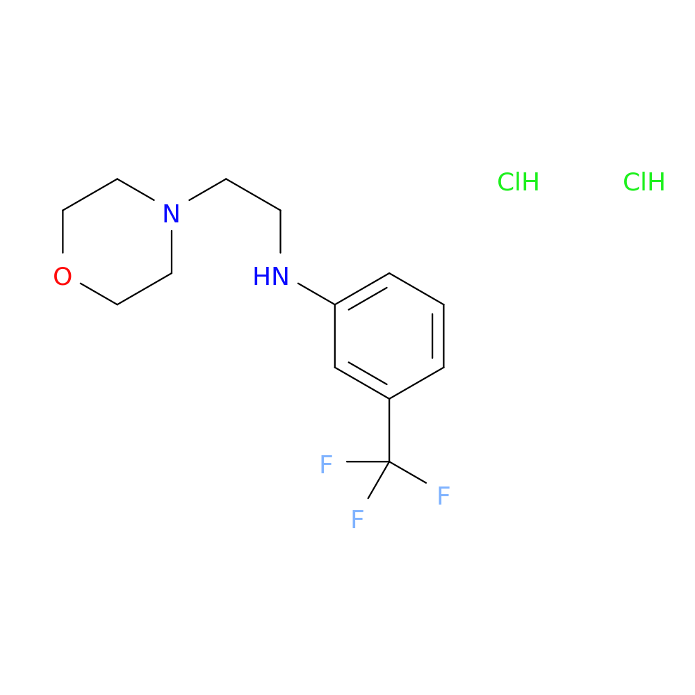 N-[2-(morpholin-4-yl)ethyl]-3-(trifluoromethyl)aniline dihydrochloride