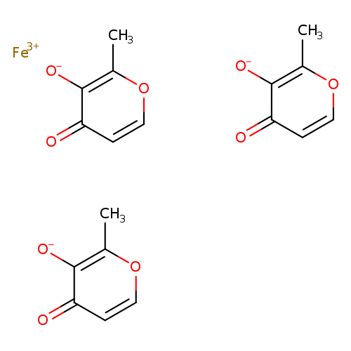 Iron, tris[3-(hydroxy-kO)-2-methyl-4H-pyran-4-onato-kO4]-