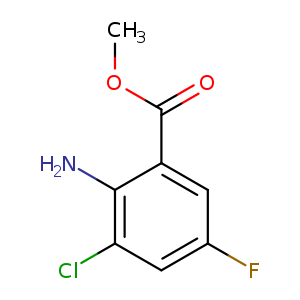 2-Amino-3-chloro-5-fluoro-benzoic acid methyl ester