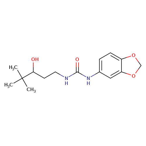 1-(2H-1,3-benzodioxol-5-yl)-3-(3-hydroxy-4,4-dimethylpentyl)urea