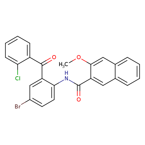 N-[4-bromo-2-(2-chlorobenzoyl)phenyl]-3-methoxynaphthalene-2-carboxamide