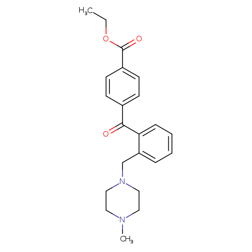 4'-CARBOETHOXY-2-(4-METHYLPIPERAZINOMETHYL) BENZOPHENONE