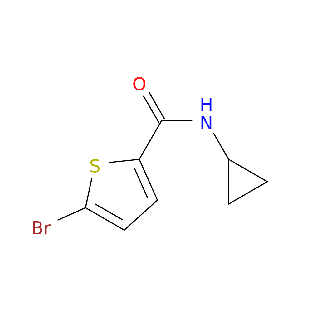 5-Bromo-N-cyclopropylthiophene-2-carboxamide
