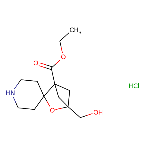 ethyl 4-(hydroxymethyl)-3-oxaspiro[bicyclo[2.1.1]hexane-2,4'-piperidine]-1-carboxylate hydrochloride