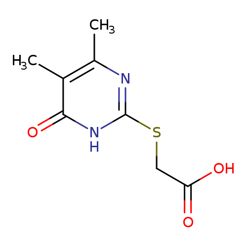 (4,5-Dimethyl-6-oxo-1,6-dihydro-pyrimidin-2-ylsulfanyl)-acetic acid