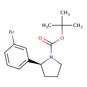 (S)-tert-Butyl 2-(3-bromophenyl)pyrrolidine-1-carboxylate