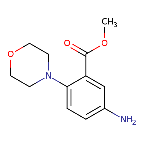Benzoic acid,5-amino-2-(4-morpholinyl)-, methyl ester, hydrochloride (1:2)
