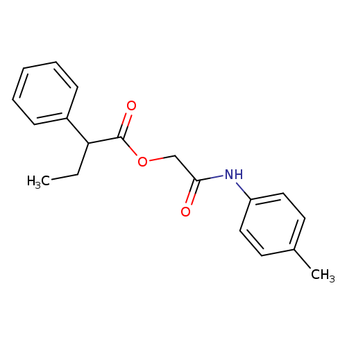 [(4-methylphenyl)carbamoyl]methyl 2-phenylbutanoate