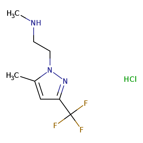 methyl({2-[5-methyl-3-(trifluoromethyl)-1H-pyrazol-1-yl]ethyl})aminehydrochloride