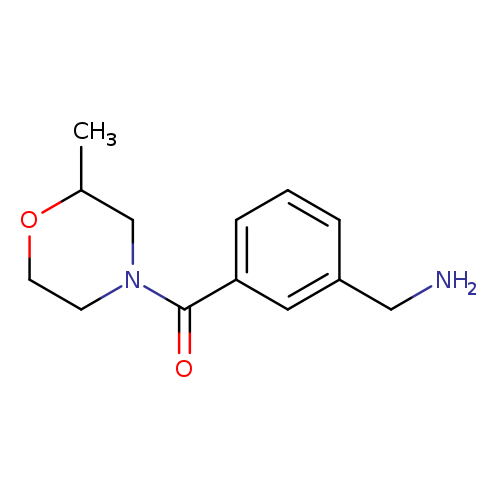 [3-(2-methylmorpholine-4-carbonyl)phenyl]methanamine