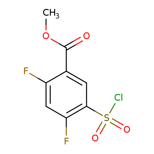 Methyl 5-(chlorosulfonyl)-2,4-difluorobenzoate