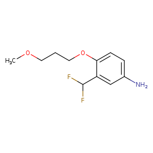 3-(Difluoromethyl)-4-(3-methoxypropoxy)aniline