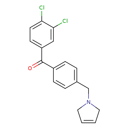 (3,4-Dichlorophenyl)(4-((2,5-dihydro-1H-pyrrol-1-yl)methyl)phenyl)methanone