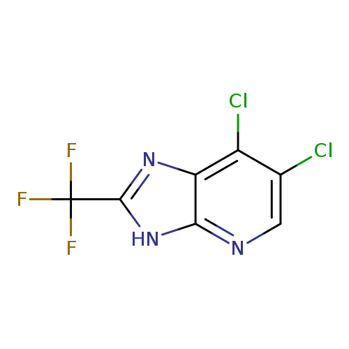 3H-Imidazo[4,5-b]pyridine, 6,7-dichloro-2-(trifluoromethyl)-