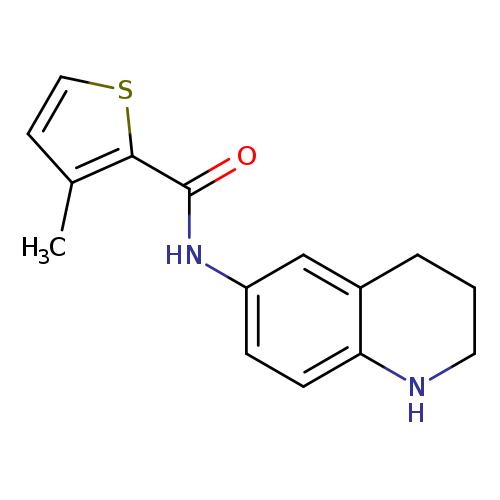 3-methyl-N-(1,2,3,4-tetrahydroquinolin-6-yl)thiophene-2-carboxamide