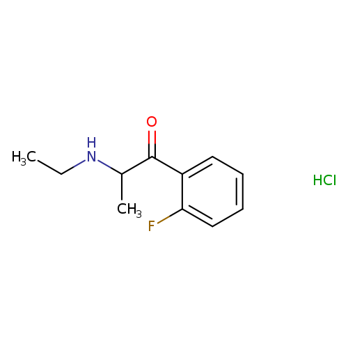 2-(ethylamino)-1-(2-fluorophenyl)propan-1-one,monohydrochloride
