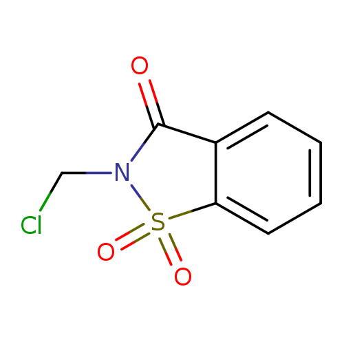 1,2-Benzisothiazol-3(2H)-one, 2-(chloromethyl)-, 1,1-dioxide